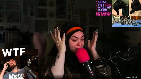 and NOW she's crashing out..