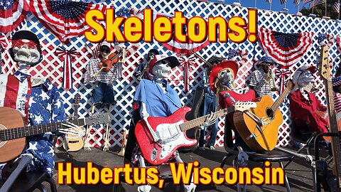 SKELETONS! Hubertus, Wisconsin