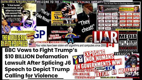 BBC Vows to Fight Trump’s $10 BILLION Defamation Lawsuit After Splicing J6 Speech (compilation)