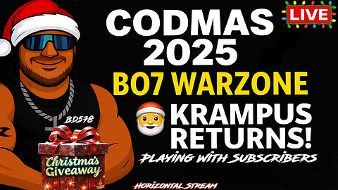 Call of Duty BO7 Warzone: CODMAS 2025 🎄 Krampus Is Coming! (Playing with Viewers)