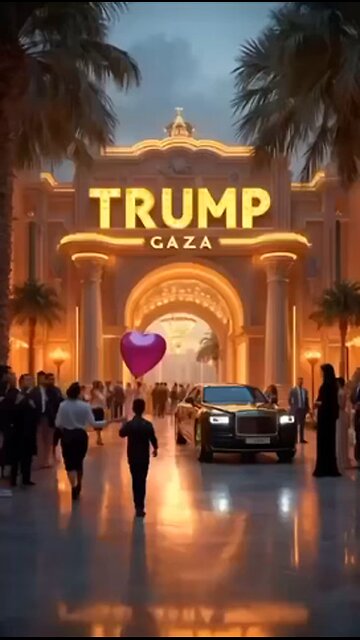 Trump, Netanyahu & Elon Musk: AI Rebuilds Gaza into a Futuristic Paradise!
