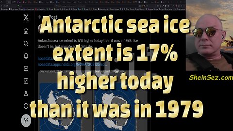 Antarctic sea ice extent is 17% higher today than it was in 1979-751