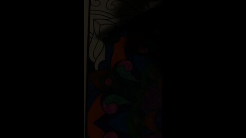 Monday Mandala coloring book page