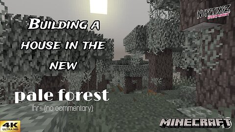 Nufftingz' Epic Build: Crafting A Home In The Enchanting Pale Oak Forest - No Talking!