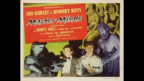 The Bowery Boys - "Master Minds"