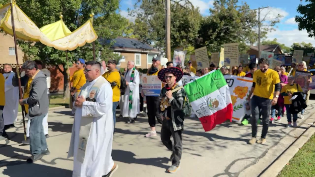 LIVE: Eucharist Procession to Broadview ICE Facility