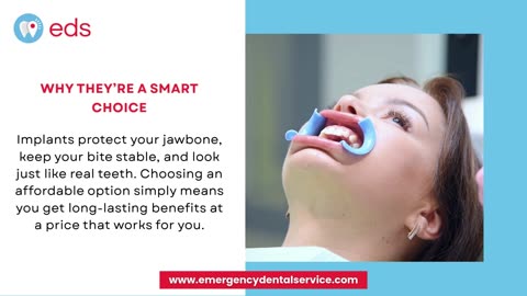 Affordable Implants - A Confident Smile Doesn’t Have to Be Expensive | Emergency Dental Service