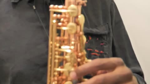 Buffet Senzo Alto Sax | two mics one unintentionally delayed. Bug or feature?