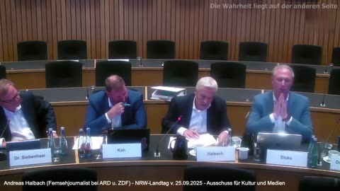 ZDF-Journalist packt vor Parlamentsausschuss über die öffentlich-rechtlichen Medien aus