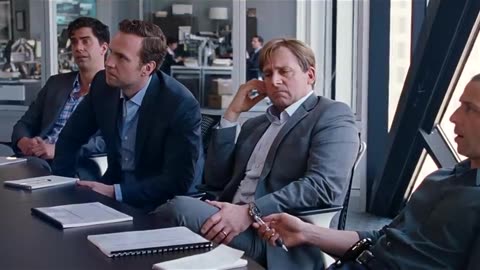 The Big Short (2015) - Jared Vennett's Pitch to Front Point Partners (Jenga Blocks Scene)