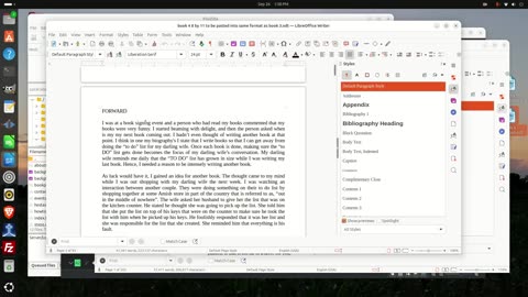 How To Format a Book Using Linux