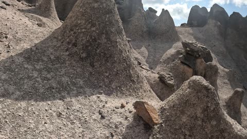 Exploring a stone forest in Pampachiri, Apurimac (Peru)