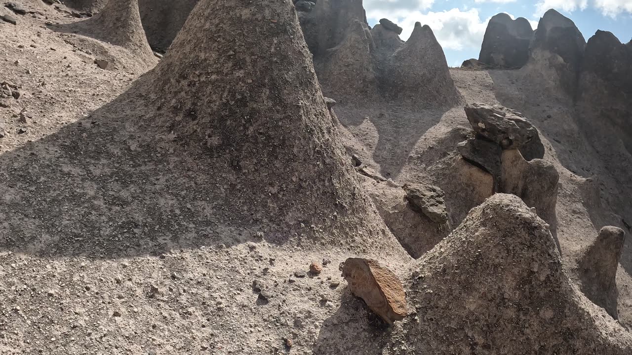 Exploring a stone forest in Pampachiri, Apurimac (Peru)