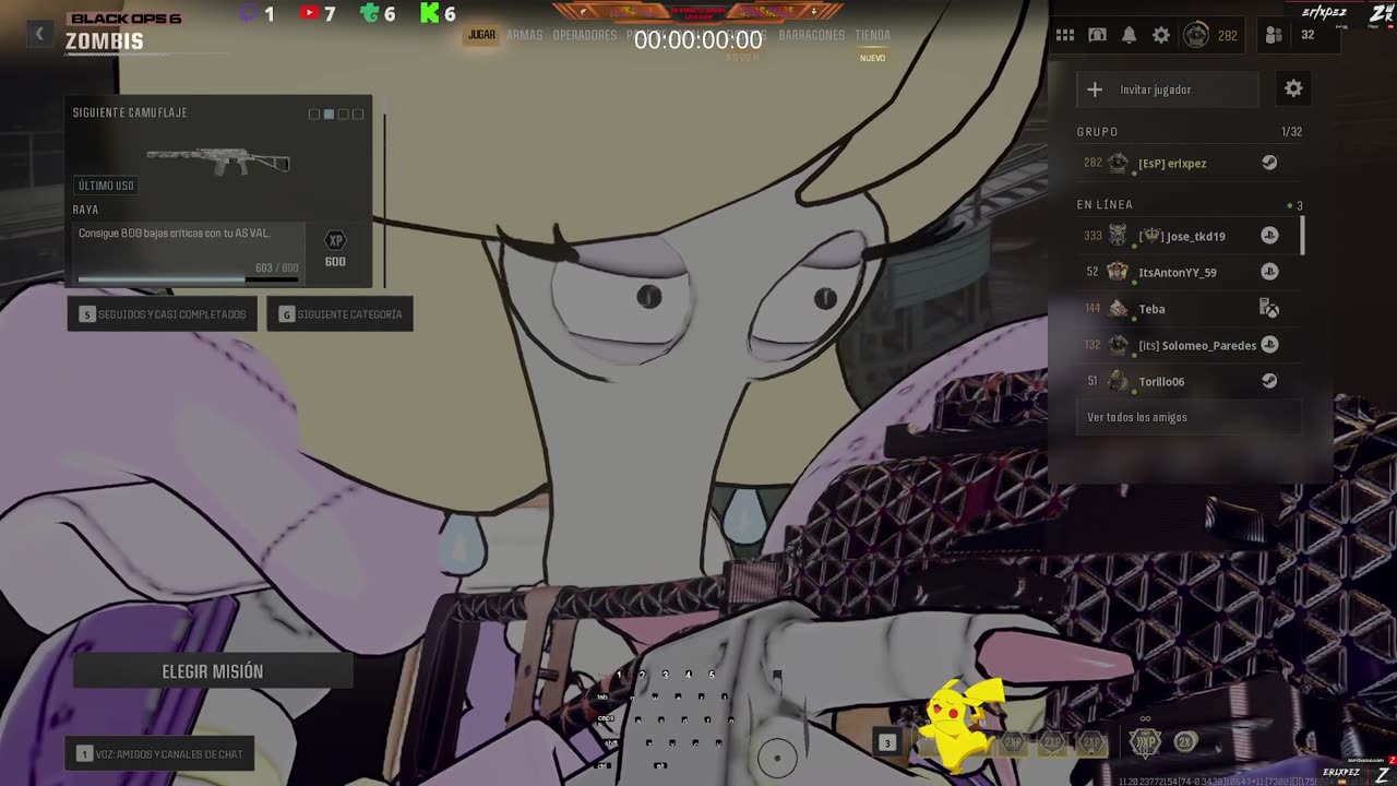 2K QHD 60FPS | CALL OF DUTY | BLACK OPS 6 | LIBERTY FALLS | +999 SPEEDRUN | INDUCTOR | SIN CHICLES