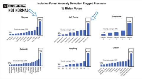 We discovered Bibb County, GA switched votes from Trump to Biden