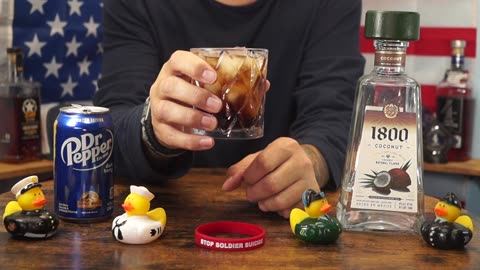 Stacy Britt - 1800 Coconut Tequila & Dr Pepper Dark Berry Soda