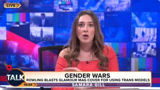 Samara Gill RIPS UP Glamour Magazin after they named nine trannies as'Women Of the year'