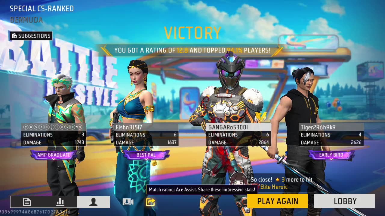Free fire 🔥 max playing new event