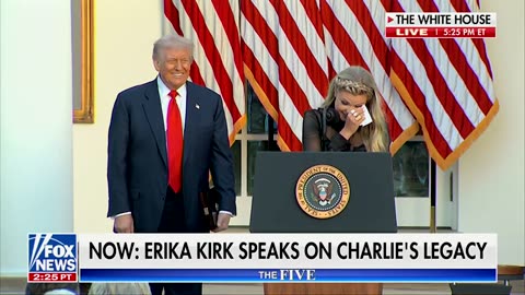 Watch As Charlie Kirk's Widow Reads Birthday Message Daughter Had For Late Father