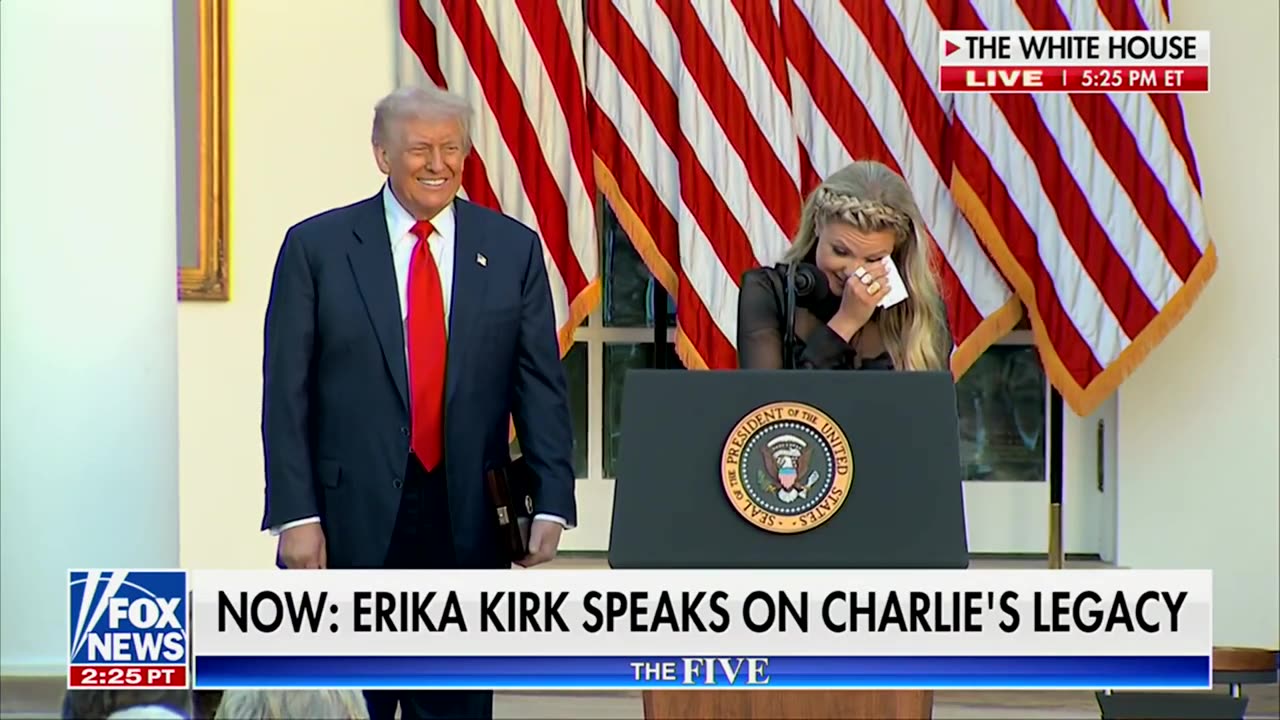 Watch As Charlie Kirk's Widow Reads Birthday Message Daughter Had For Late Father