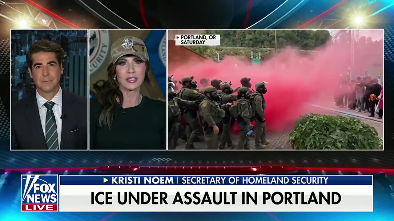 Kristi Noem Delivers Blunt Warning To Portland Officials On Antifa
