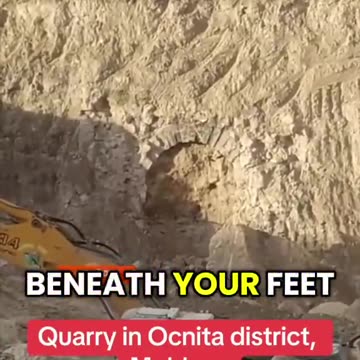 In Moldova, another part of our buried history was discovered in a quarry 15 meters below