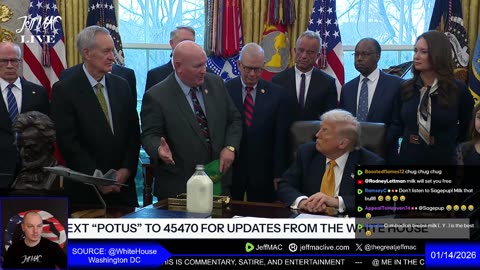 LIVE: President Trump | Signing Whole Milk for Healthy Kids Act | Oval Office