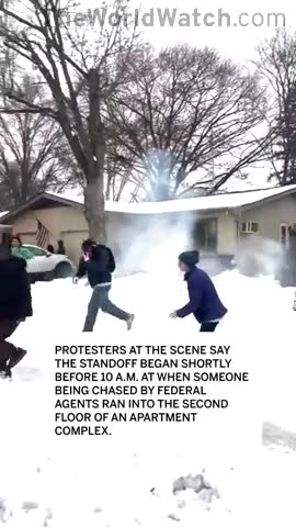 ICE agents unleash tear gas on leftists who tried to stop an illegal alien arrest