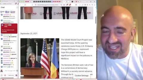 USAID has set up a "Rule of Law" program there to capture its judges and prosecutors