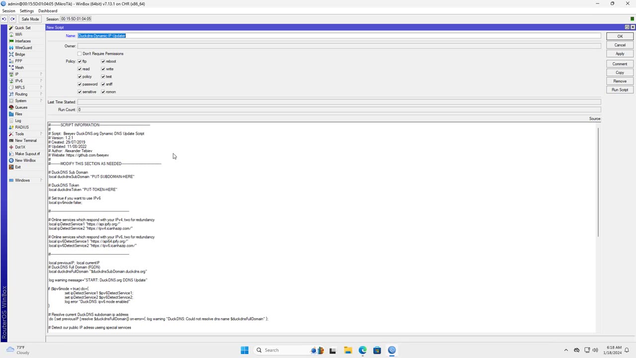 How to create a PPTP VPN server on Mikrotik router