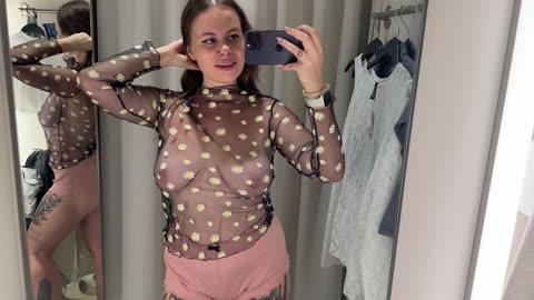 [4K] Transparent Clothing- See through Try on Haul