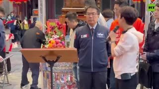 Chairman of Taiwan's State Temple VOMITS on Taiwan's PRESIDENT Lai Ching-te