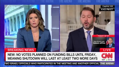 CNN Skeptical When Dem Senator Denies Party Pressure To Fight Trump Reason For Shutdown
