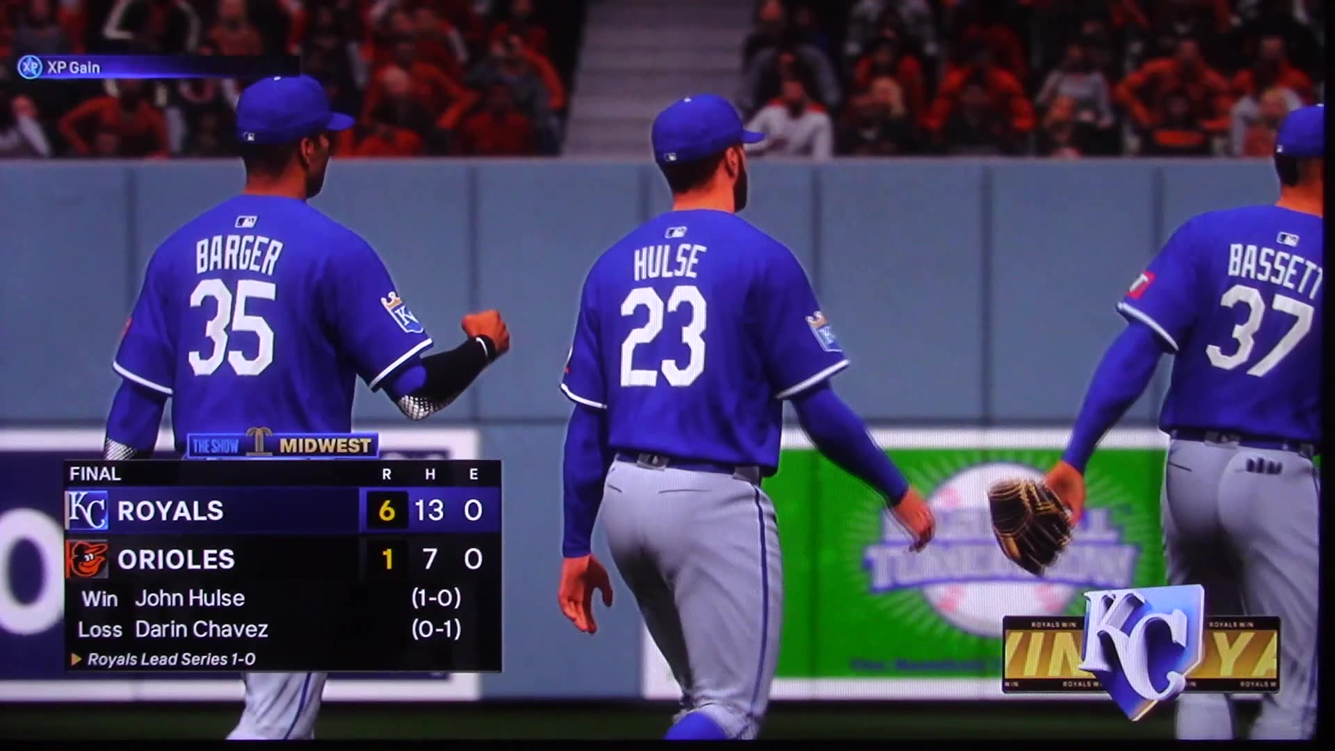 MLB The Show: Kansas City Royals vs Baltimore Orioles (S24 G4)