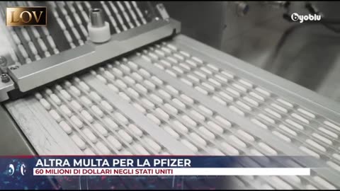 Multa di 60 milioni di dollari per Pfizer.