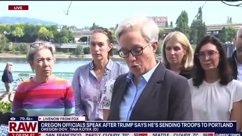 Oregon's Democrat governor tells President Trump to STAND DOWN