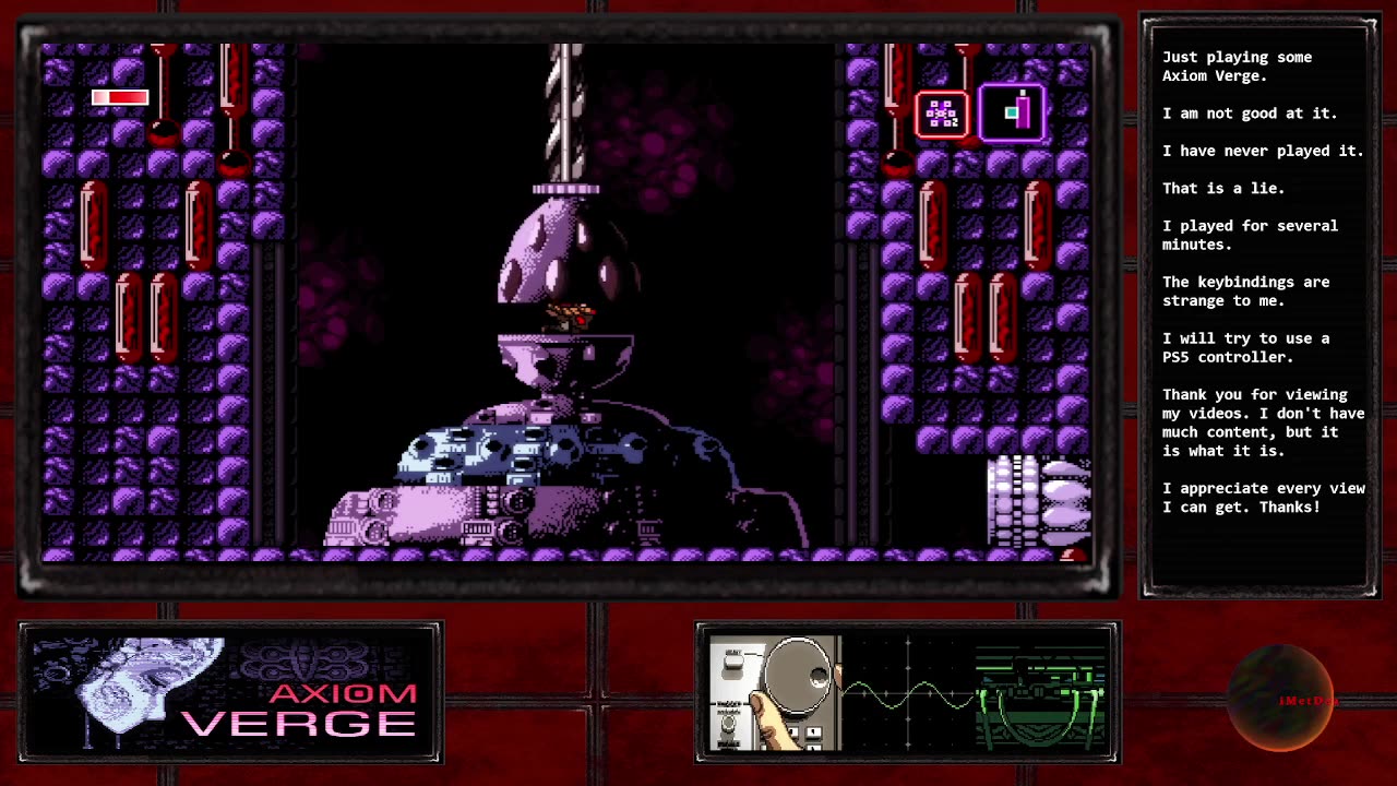 Axiom Verge | "First" Time | NOT a professional run | Just for fun