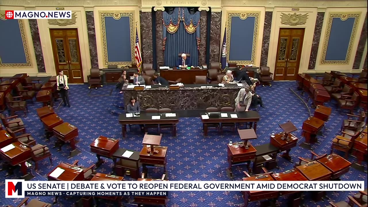 🇺🇸 Senate | Debate and Vote to Reopen Government after 38 Days of Democrat Shutdown [LIVE]