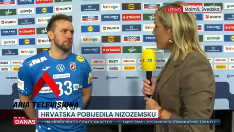 Europsko Prvenstvo Rukomet 2026. Nizozemska - Hrvatska #ARIAtelevision