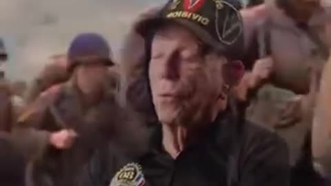 Don Graves describes the cemetery on lwo Jima for his fallen. fellow Marines.