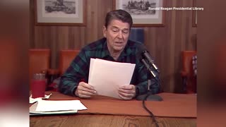 Watch original Reagan broadcast at heart of Trump free trade spat