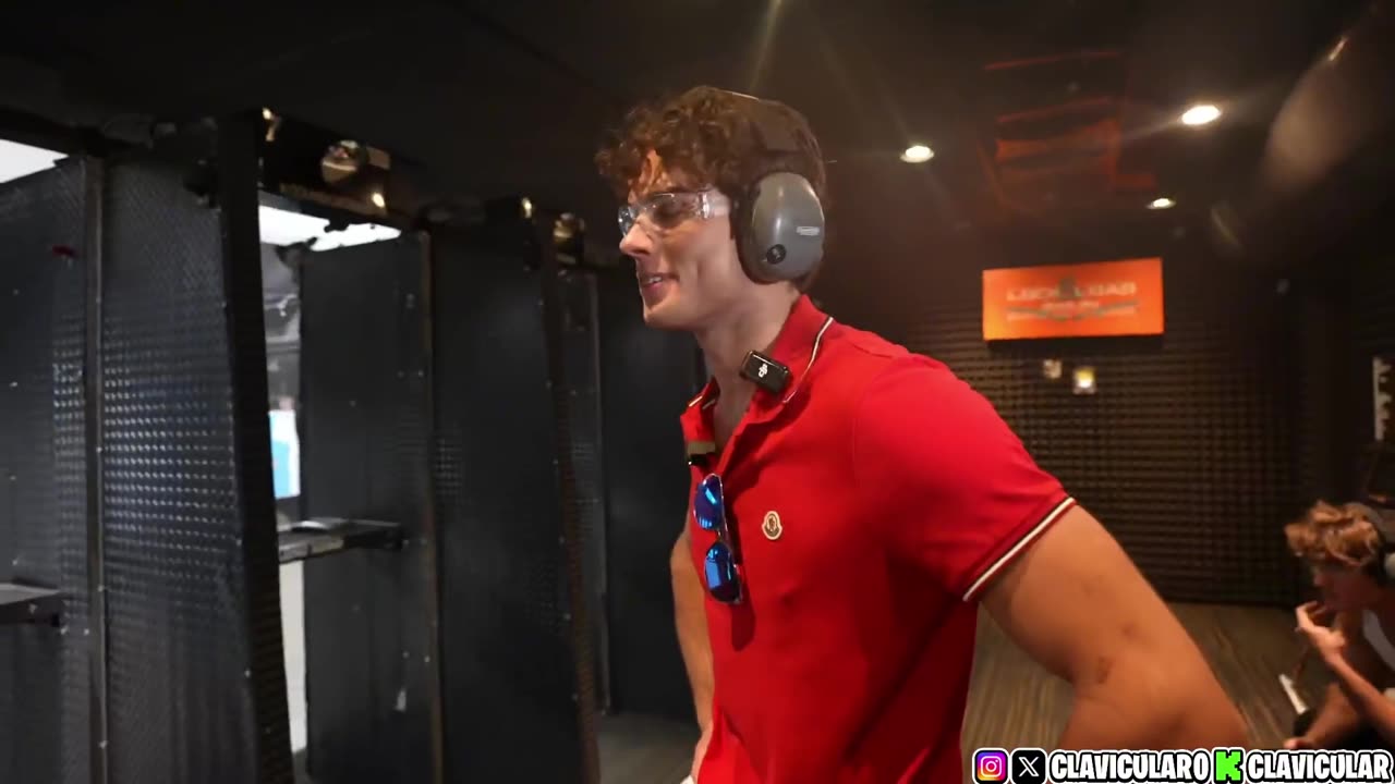 Clavicular shoots a gun