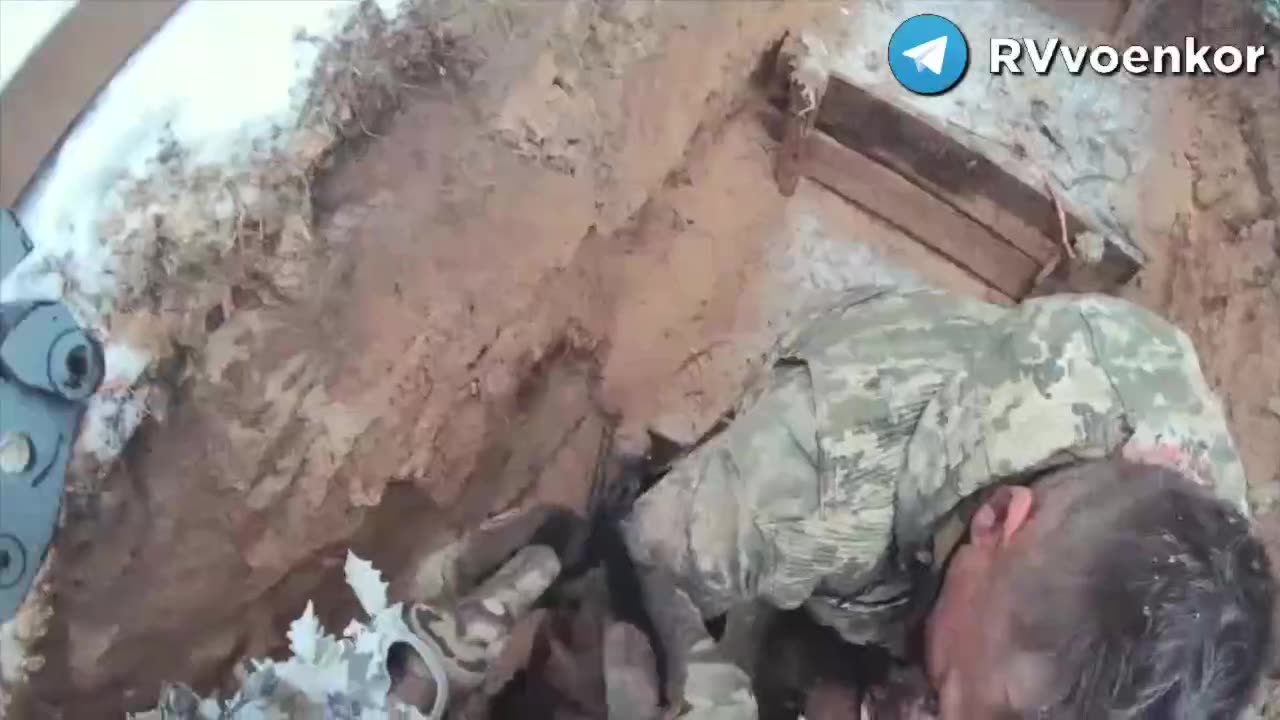 footage of Russian special forces storming Ukrainian positions