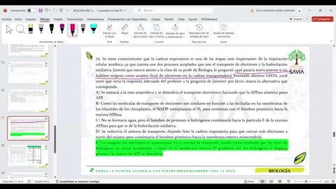 SAVIA REGULAR 2025 | Semana 08 | Biología