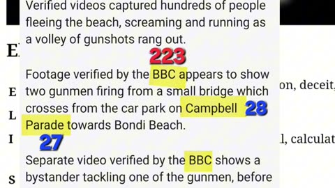 Bondi Beach Shooting - How To Read News Articles