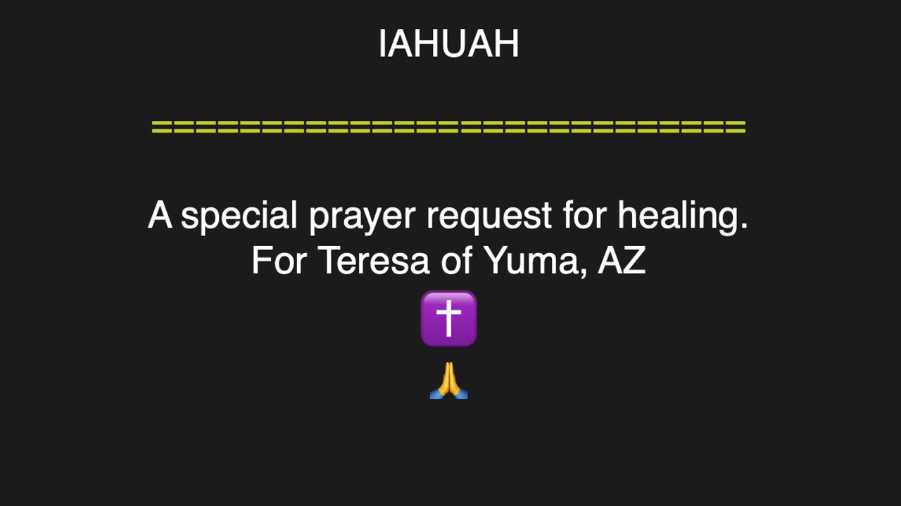 ✝️Special Prayer Request🙏