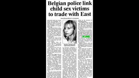 Dutroux: All Roads Lead Back to Gladio