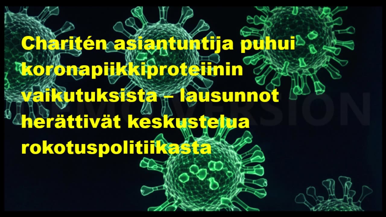 Charitén asiantuntija vahvistaa koronapiikkiproteiinin vaarallisuuden