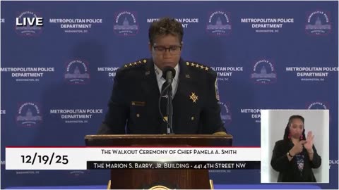 D.C. Police Chief Pam Smith just went BERSERK during her resignation