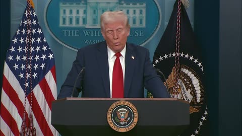 President Trump Holds Press Briefing on Aviation Disaster